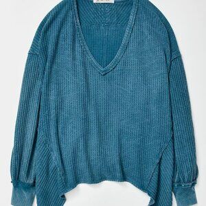 Free People We the Free Coraline Thermal - XS - Legion Blue